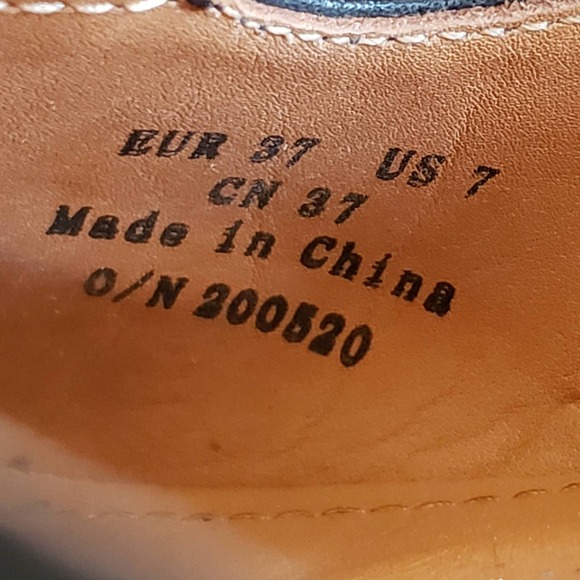 & OTHER STORIES leather lace up pointed pointy toe black ballet flats shoes 37 7 - Picture 7 of 9